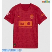 Camisa de time de futebol Valencia Hugo Duro #9 Replicas 2º Equipamento 2025-26 Manga Curta